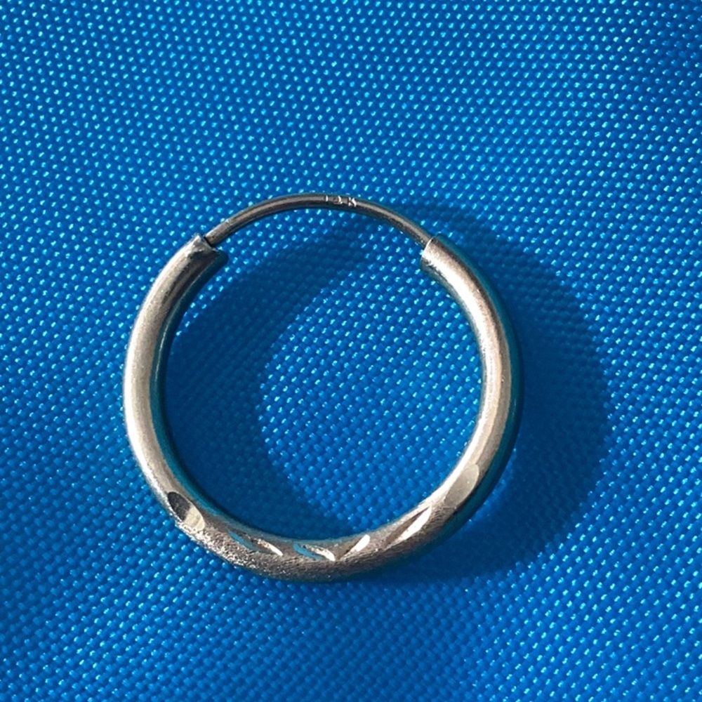 Gold earrings 14 k - Picture 3 of 4